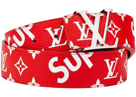 louis vuitton x supreme belt price